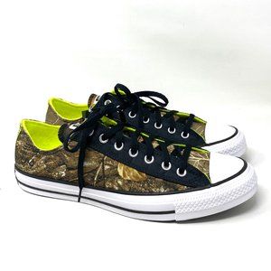 Converse Men's Size 12 169683F CTAS OX Brown Tree Camo Print Canvas Low Sneakers